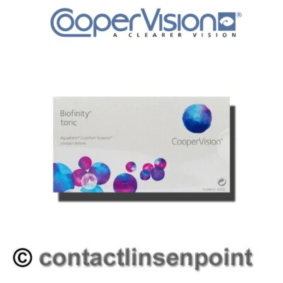 CooperVision - Biofinity toric - 3!!er Box Stärke von -1,00 bis -2,75