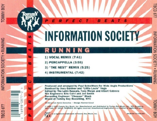 INFORMATION SOCIETY Running CD | eBay