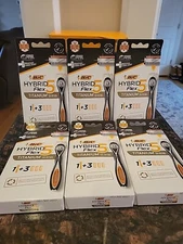 1 Box: 5( Five) BIG  Hybrid Flex Titanium  5 Ultra-Thin Blades,1+3 Cartridges ea