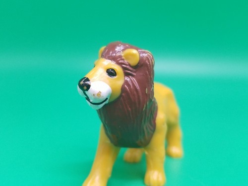 Vintage 1994 Wilton Giraffe & Lion 3" Toy Jungle Animal Figure Set Cake Topper - Picture 4 of 18