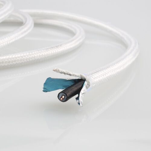 Per Meter Audiocrast 4N Solid Pure Silver HiFi Audio Balanced Bulk XLR Cable - Picture 8 of 12