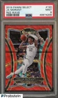 2019 Panini Select Red Wave Prizm #120 Ja Morant Grizzlies RC Rookie PSA 9 MINT