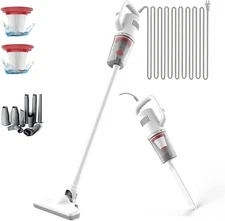 Stick Corded Handheld Vacuum Cleaner 26Ft Cord Electric Broom for Pet Hair Hardw