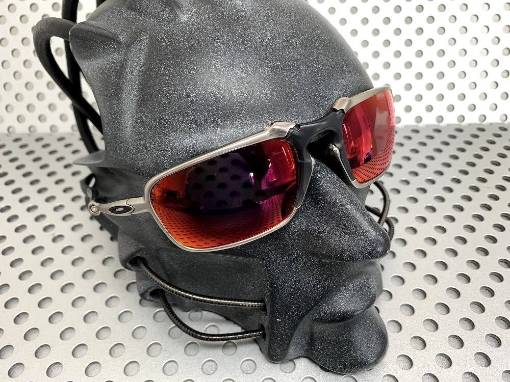 LINEGEAR Red Mirror - Non-Polarized Lens for Oakley BADMAN