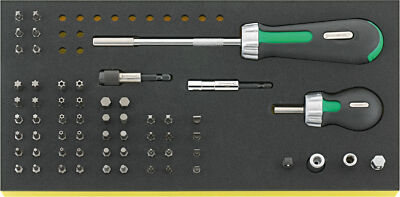 Stahlwille FOAM INSERT WITH 3/8'' STANDARD SOCKET SET 96838773 Set with  60 Psc.