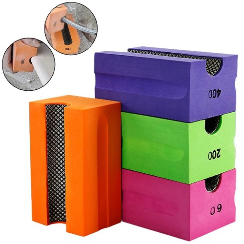 Diamond Hand Polishing Pads Tile Glass Abrasive Grinding BlockPad