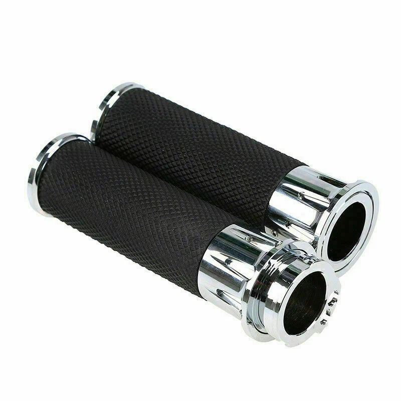 Empuñaduras de manillar de 1" 25 mm para motocicleta Harley Davidson XL Sportster Yamaha Foto 4 de 4