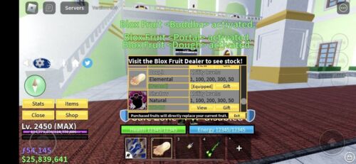 Blox Fruits, Max Level Account (2450)