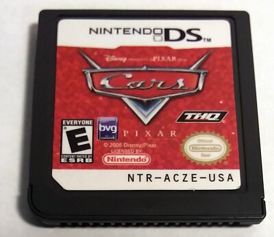 Cars Disney Pixar Nintendo DS Lite DSi XL 3DS 2DS