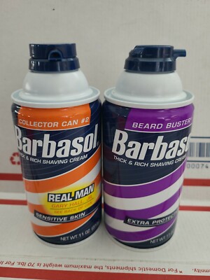 2-barbasol shaving cream - Beard buster 11 Oz. NEW