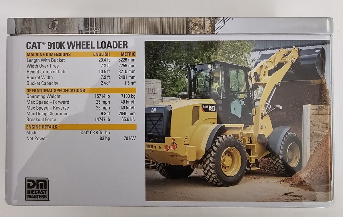 1:32 Scale Cat 910K Wheel Loader Toy Caterpillar 85294 Diecast