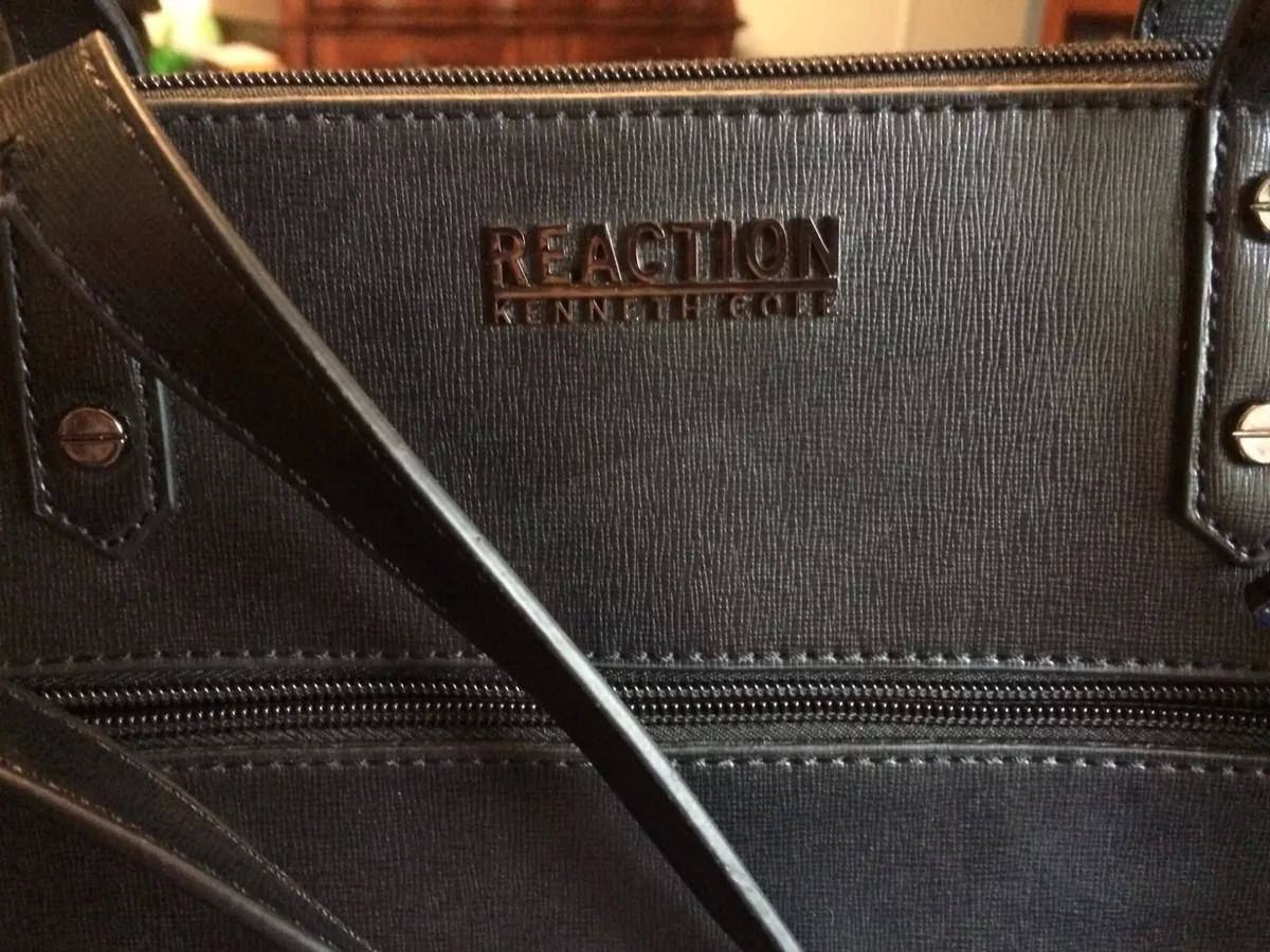 2 Bags Kenneth Cole Reaction Black Computer Tote Bath Body Works Sateen Gray