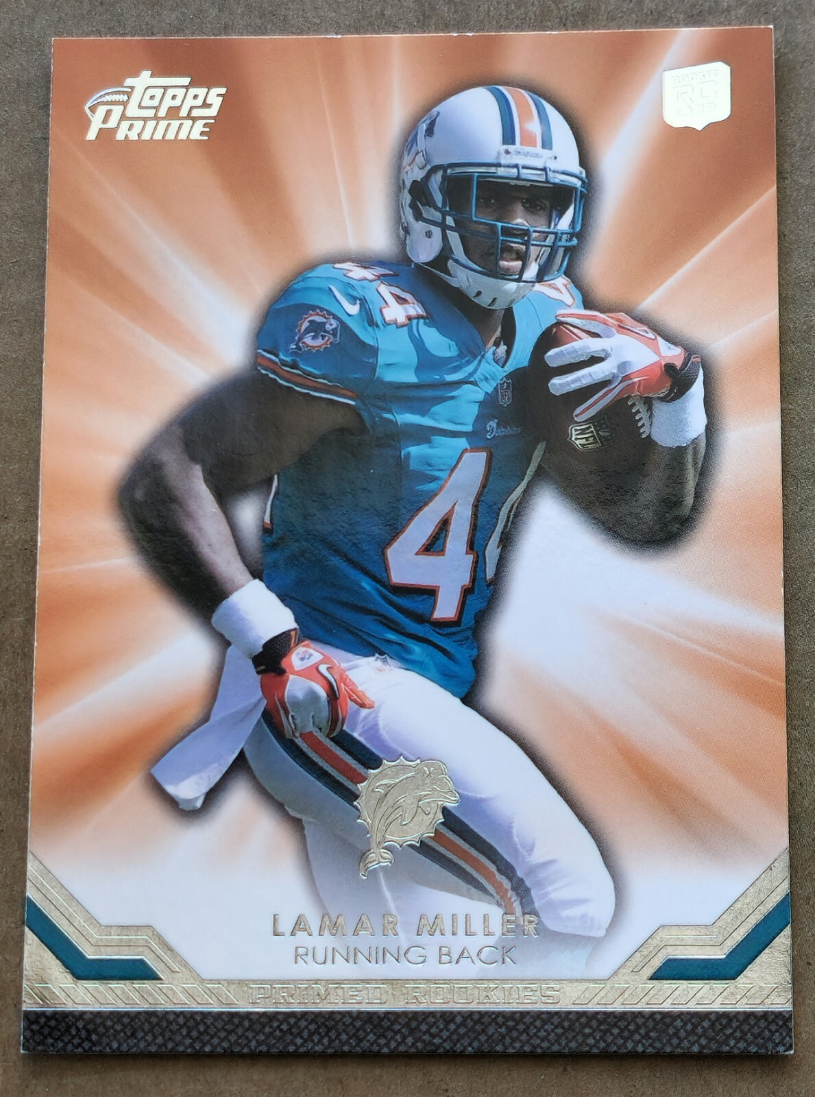 2012 Topps Prime Primed Rookies Lamar Miller #PR-LM Rookie