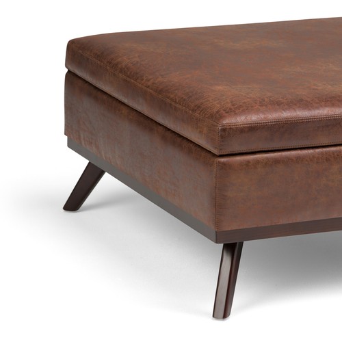 Owen Square Coffee Table Storage Ottoman - Picture 45 of 120