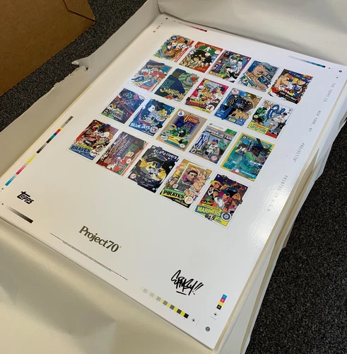 Ermsy x Topps Project 70 - Limited Edition Poster - 18x24 Gold Stamp Print