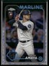 2024 Topps Chrome Baseball Logofractor Refractor Jacob Amaya Rookie RC Marlins