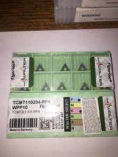 WALTER VALENITE CARBIDE INSERTS QTY 10 TCMT 110204 PF4 WPP10 TCMT2(1.5)1