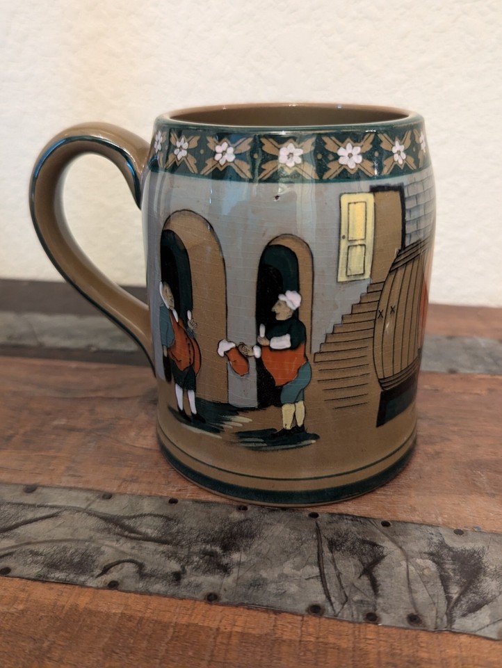 RARE "Doctor Syntax Made Free Of The Cellar" Buffalo Pottery Deldare