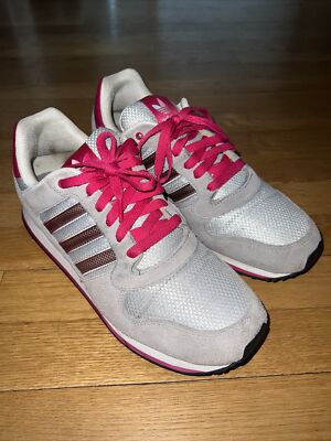 rose♡ ADIDAS ORIGINALS WOMEN'S RARE ZXZ GRAY & PINK SNEAKERS SIZE 11