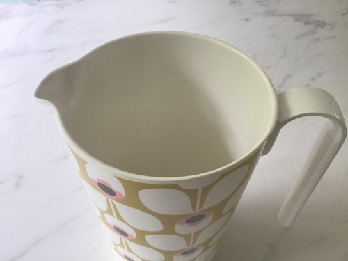 Orla Kiely Melamine Large Jug Pitcher Retro 2012 Style Wallflower Rare - Picture 2 of 4