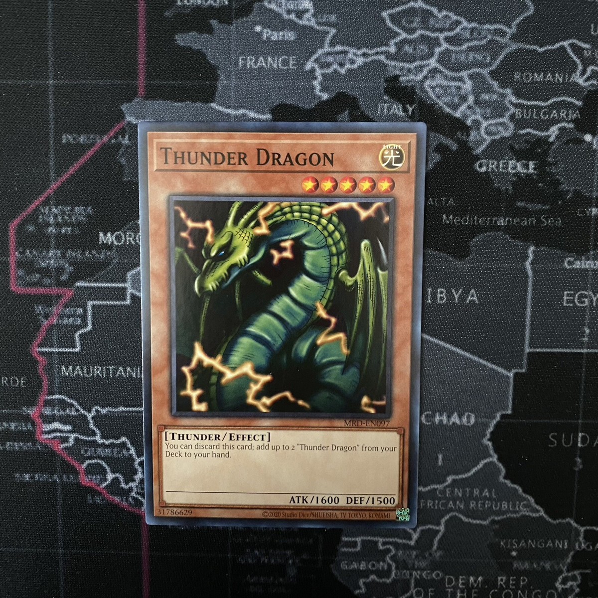 thunder dragon yugioh card Yu-Gi-Oh! TCG Thunder Dragon MRD-EN097 Never Played Near Mint!