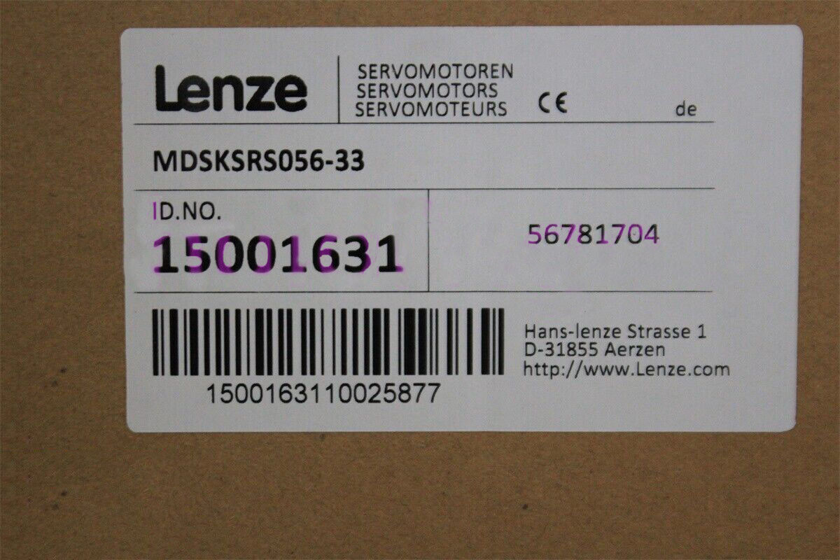 MDSKSRS056-33 New Lenze Servo Motor MDSKSRS05633