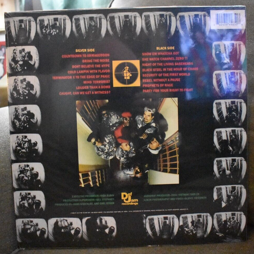 PUBLIC ENEMY - IT TAKES A NATION OF MILLIONS - TARGET APPLE RED VINYL - SEALED - Picture 2 of 3