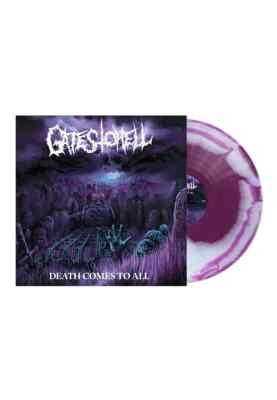 Death Comes To All by Gates To Hell, Record, Purple And White Swirl, 2025