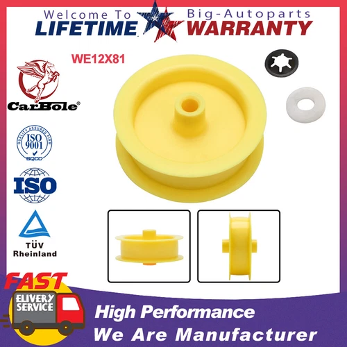 Idler Pulley WE12X81 AP2620211 For GE General Electric Hotpoint Dryer PS265714
