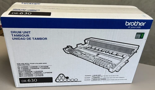 Brother Genuine DR-630 Drum Unit Original OEM DR630 HL 2300 2380 MFC 2705 2740
