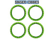 Traxxas 10276-GRN Pro Scale Aluminum Beadlock Rings MAXX SLASH/UDR TRA1
