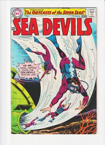 Sea Devils #29 VINTAGE 1965 DC Comics w/ Batman SUPERMAN Aurora MODEL Ad +BONUS - Picture 3 of 3