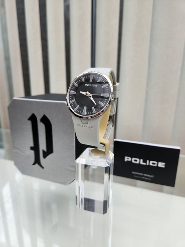 Police Watch GENUINE Mens Easy To Read, Grey Silicone Strap RRP£189 ( PO5 - Picture 3 of 20