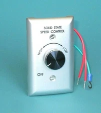 Heavy-Duty Fan Speed Control replaces Fantech 5ACC06SC for shutter exhaust fan