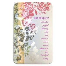 Embellished BIRTHDAY Card FOR OUR DAUGHTER FROM PARENTS by American Greetings