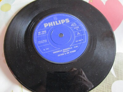 Esther & Abi Ofarim Cinderella Rockefella Philips BF 1640 Vinyl 7inch Single