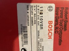Bosch 11212VSR 3/4" Bulldog Rotary Hammer with case + Drill Bit