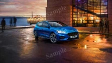 Ford Focus St Line 2018 High Res Wall Decor Print Photo Poster
