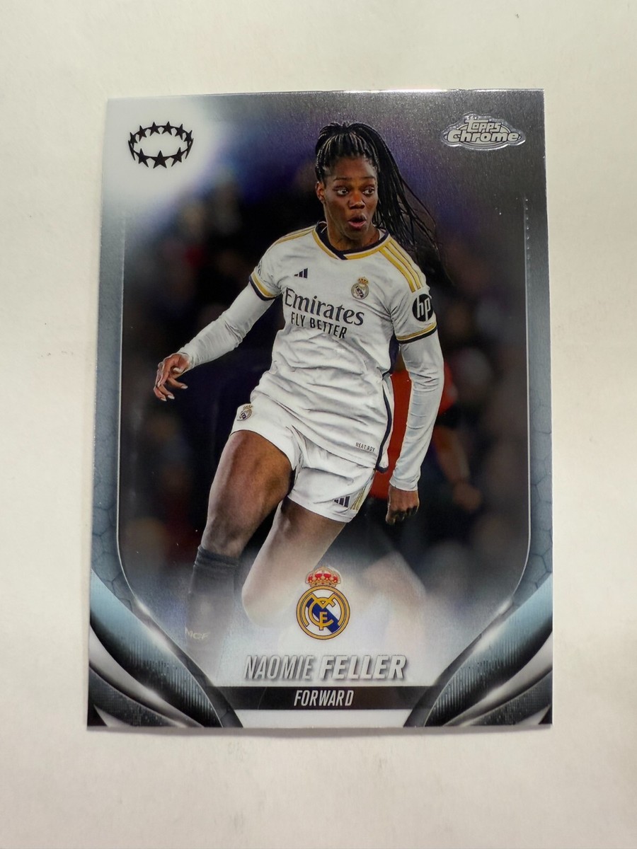 Naomie Feller Real Madrid C.F. #67 2023-24 Topps Chrome UEFA