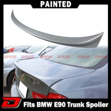US 2011 Fit For BMW E90 Sedan OE Look Rear Trunk Boot Spoiler Painted #354