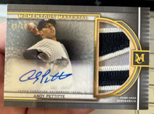 2023 Andy Pettite Topps Museum Momentous Material Jumbo Patch Auto 3/10 Yankees