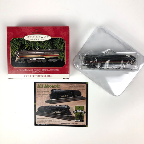 Locomotora de vapor X7 de colección Hallmark Keepsake Ornaments trenes LIONEL 1996-2003 NUEVA EN CAJA - Imagen 2 de 23