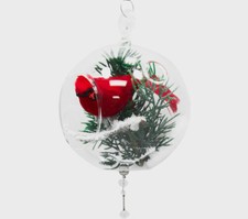 Red Bird Ornament Spherical 