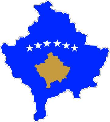 Motorrad Auto Aufkleber Sticker Flagge Vinyl Decal Karte Kosovo