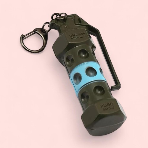 Miniature Toy M84 STUN Model Grenade Replica Gun Keychain Military Collectors - Picture 12 of 13