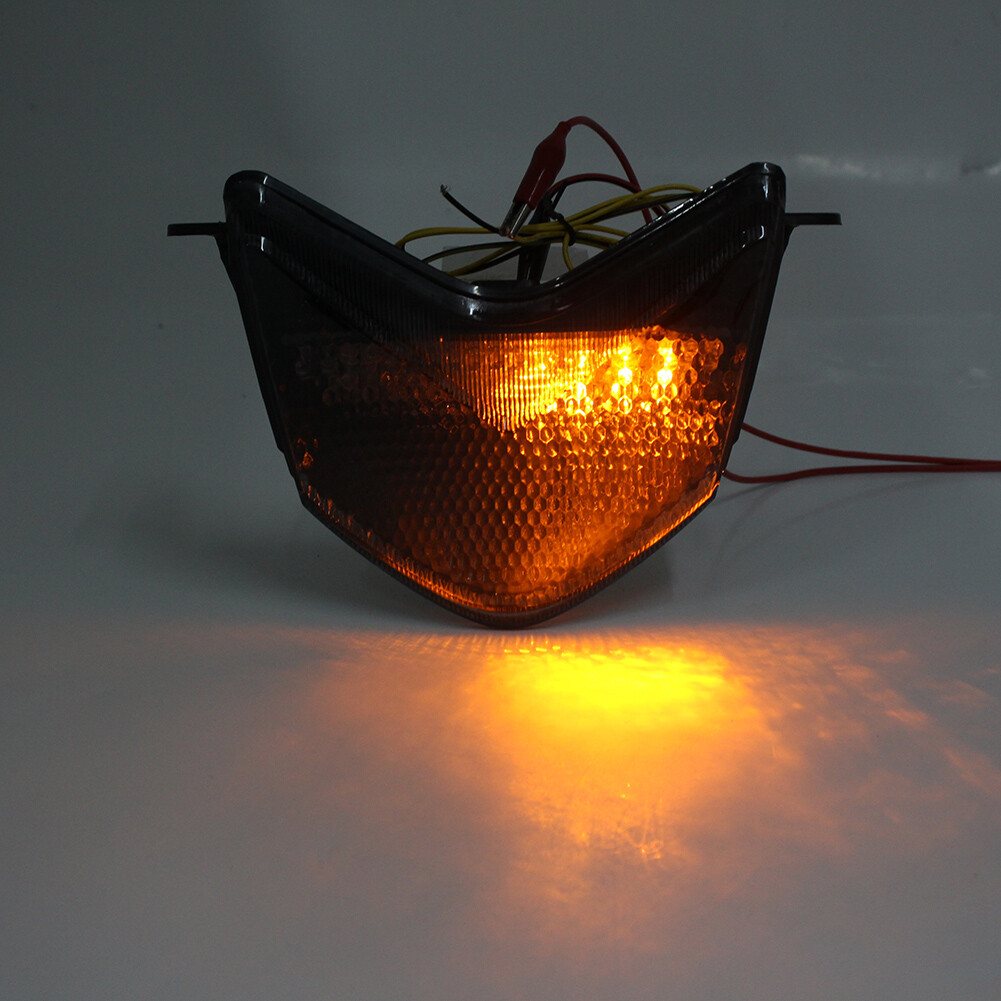 LED Taillight w/ Turning Signal Lamp Smoke Fit KAWASAKI