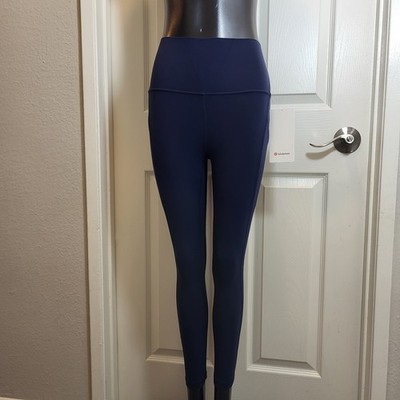 Lululemon Align High Rise Crop 23'' With Pockets Navy Blue Size 4 MSRP $128.00