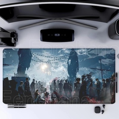 Clair Obscur Expedition 33 Keyboard Mat Large Mouse Mat Locked Edge 60cm x 30cm