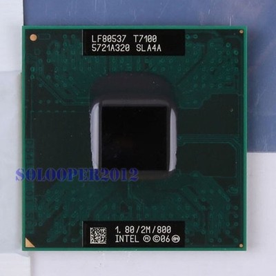 For   Core 2 Duo T7100 CPU 1.8 GHz Socket P (SLA4A) CPU Processor #bv