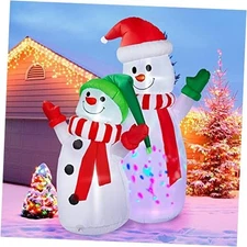  Christmas Decorations, 6FT Blow Up Yard Decorations Outdoor 6FT Snowmen